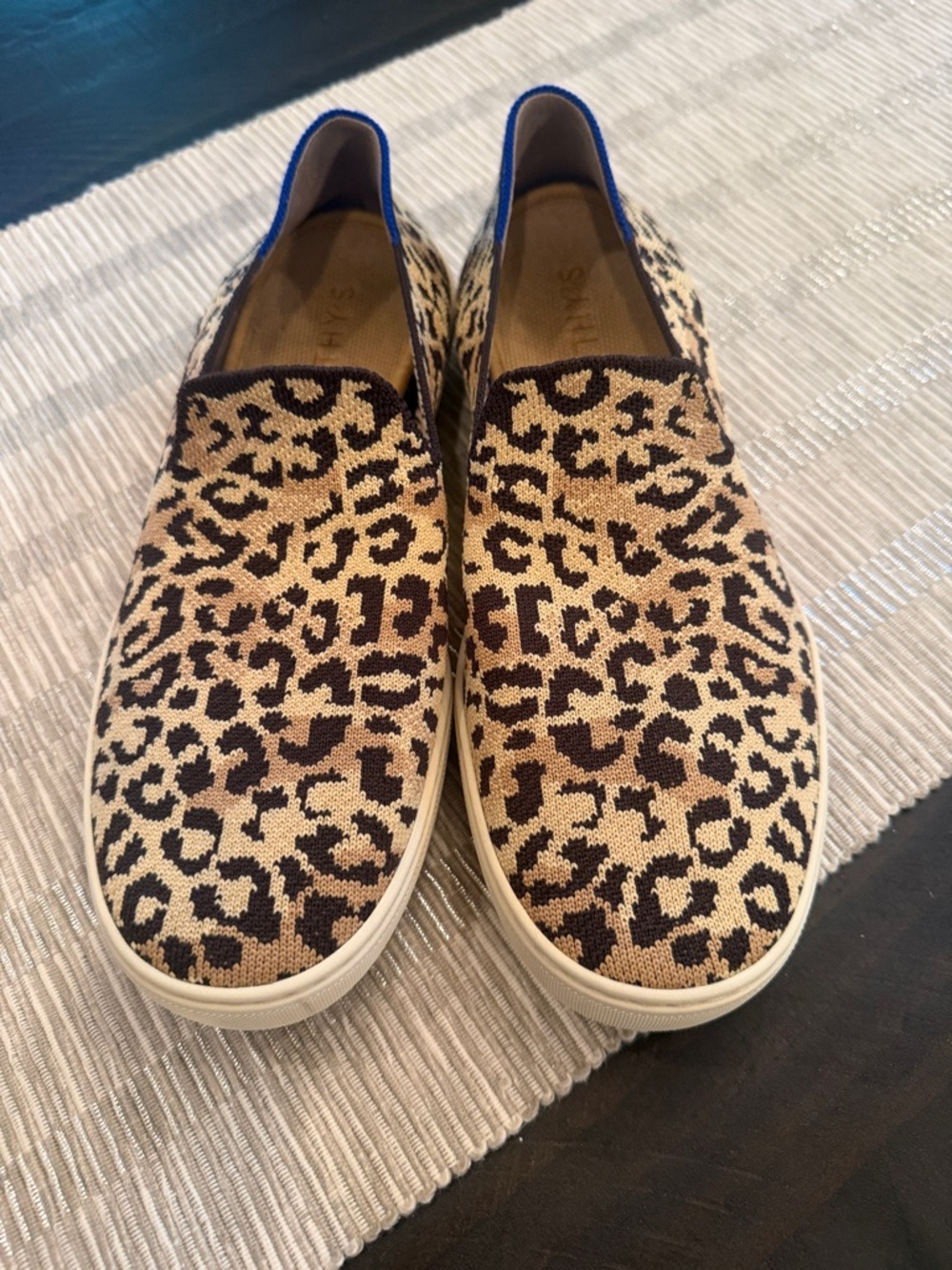 Rothy's leopard print Slip-On Sneaker Sole